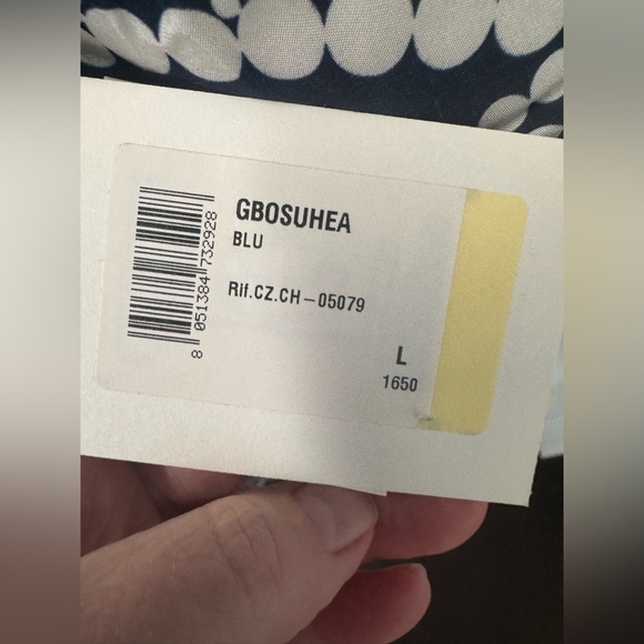 NWT DIXIE Italian Midi Bais Navy White Skirt ~ Large ~ GORGEOUS - Picture 4 of 10